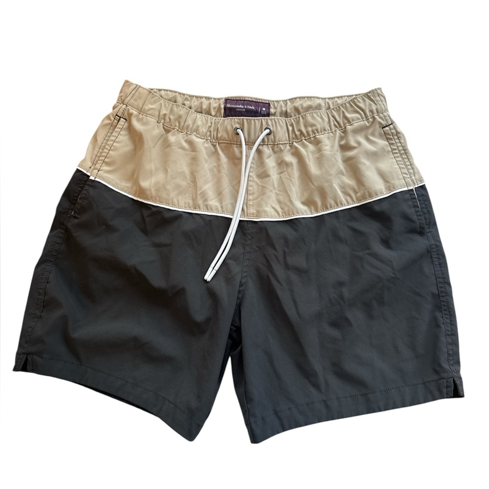 Abercrombie & Fitch men's color-block swim shorts Size M